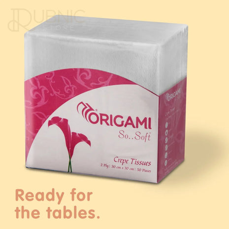 Origami So Soft 2 Ply Tissue Paper 50 Napkin - TISSUE