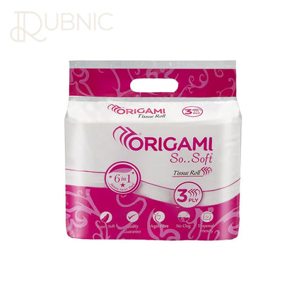 Origami So Soft 3 Ply Toilet Paper 160 Pulls 6 in 1 Pack