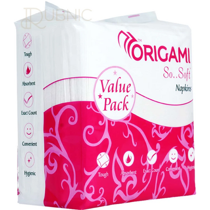 Origami So Soft Tissue Napkins Value Pack 100 Napkins -