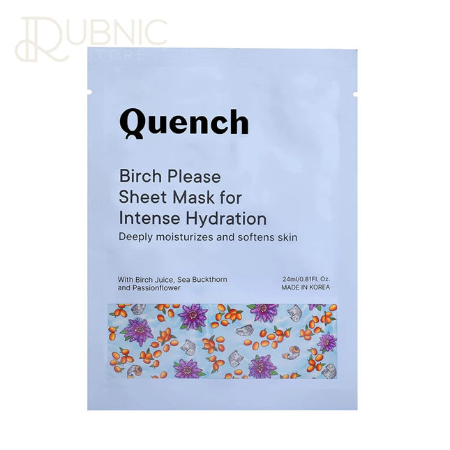 Quench Botanics Birch Please Sheet Mask 25 ML - SHEET MASK