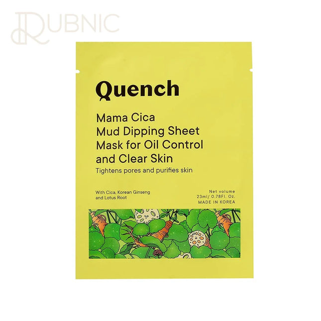 Quench Botanics Mama Cica Mud Dipping Sheet Mask 25 ML -