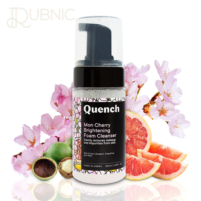 Quench Botanics Mon Cherry Brightening Foam Cleanser 100ml -