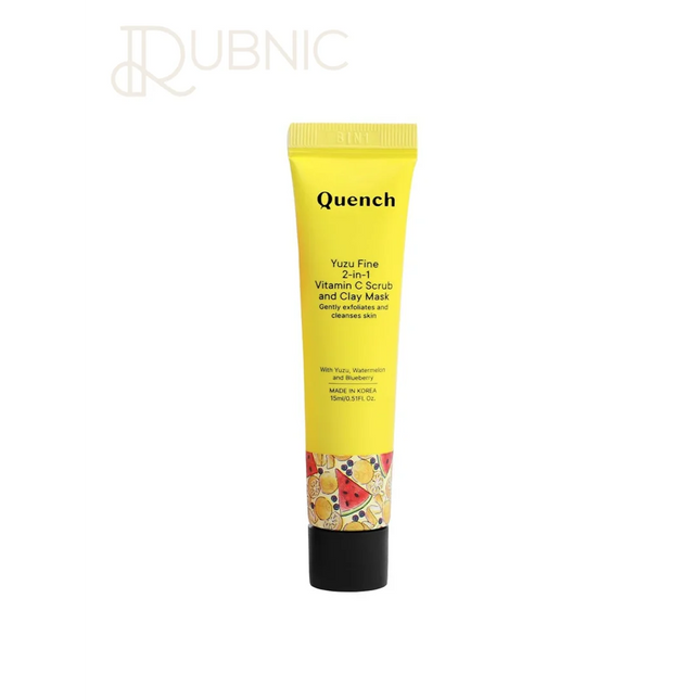 Quench Botanics Yuzu Fine 2-in-1 Vitamin C Scrub and Clay