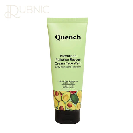 Quench Bravocado Pollution Rescue Cream Face Wash 100ml -