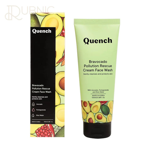 Quench Bravocado Pollution Rescue Cream Face Wash 100ml -