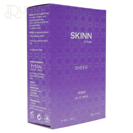 Skinn By Titan Sheer Perfume For Women 100 ml - PERFUME