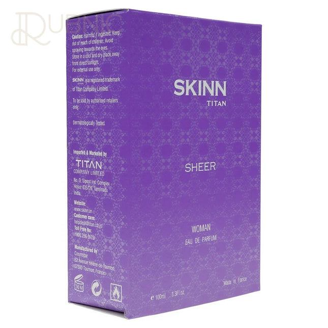 Skinn By Titan Sheer Perfume For Women 100 ml - PERFUME