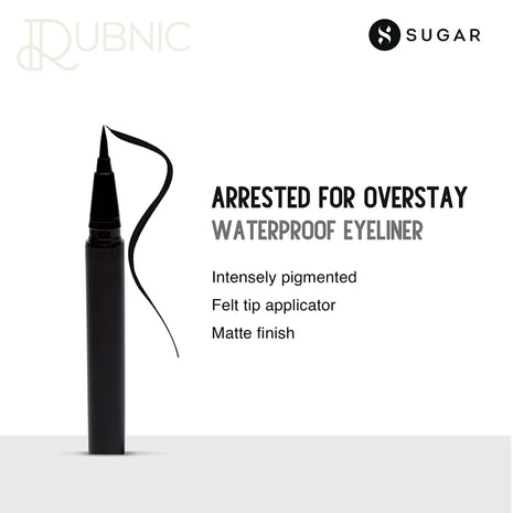 SUGAR Cosmetics Arrested For Overstay Waterproof Eyeliner 01