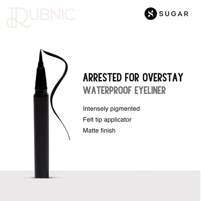 SUGAR Cosmetics Arrested For Overstay Waterproof Eyeliner 01
