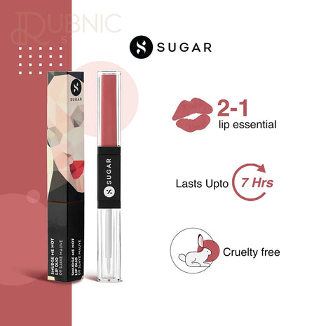 SUGAR Cosmetics Smudge Me Not Lip Duo - LIP DUO