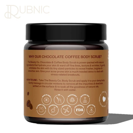 The Beauty Co. Chocolate Coffee Body Scrub 100 gm - FACE