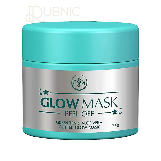 The Beauty Co. Glitter Glow Mask (Glow_Mask_Green Tea _Aloe