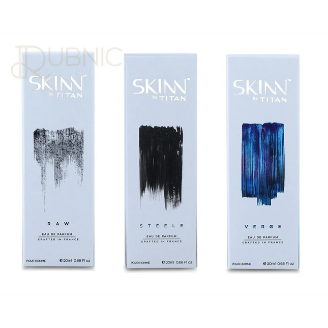 Titan Skinn Men’s Travel Pack EDP Perfume 20ml (Pack of 3) -