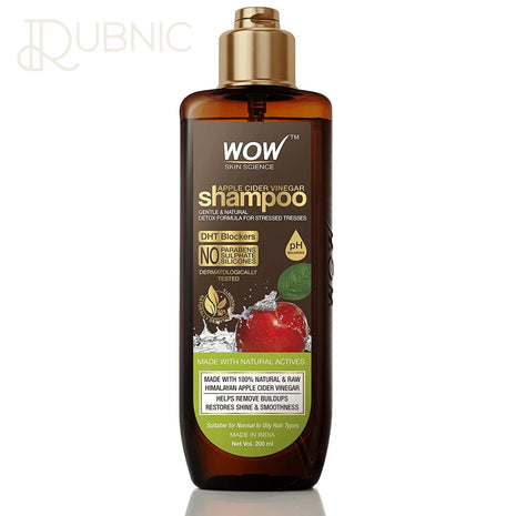 WOW Apple Cider Vinegar No Parabens & Sulphate Shampoo 200mL