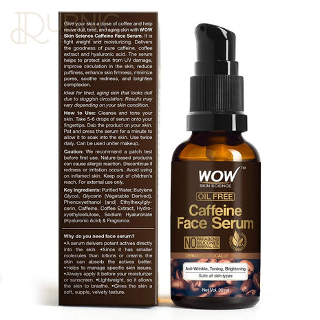 WOW Skin Science Caffeine Face Serum - FACE SERUM