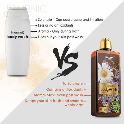 WOW Skin Science French Lavender & Chamomile Body Wash -