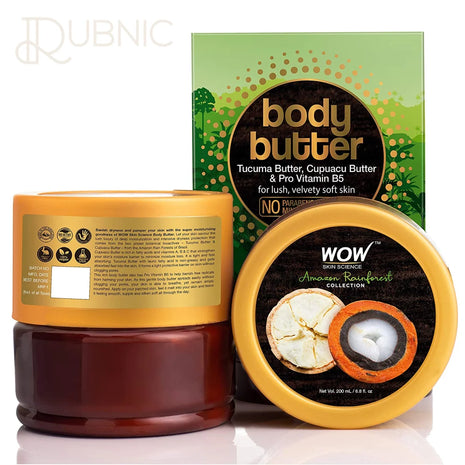 WOW Skin Science Tucuma and Cupuacu Butter Body Butter -