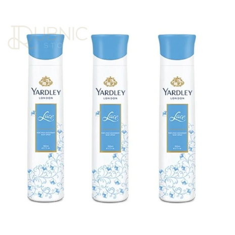 Yardley London Lace Deodorant For Women 150-ML (Pack of 3) -