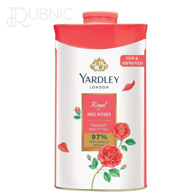 Yardley London Royal Red Rose Talc 100GM - DEODORIZING TALC